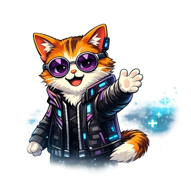 Приветствующий кот